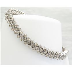 4.00ctw Diamond Bracelet - 14KT White Gold