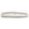 Image 3 : 4.00ctw Diamond Bracelet - 14KT White Gold