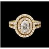 Image 2 : 1.72ctw Diamond Ring - 14KT Yellow Gold