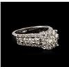 Image 1 : 14KT White Gold 2.65ctw Diamond Ring
