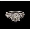 Image 2 : 14KT White Gold 2.65ctw Diamond Ring
