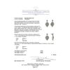 Image 3 : 1.97ctw Emerald and Diamond Earrings - 14KT White Gold