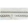 Image 4 : 20.50ctw Diamond Necklace - 18KT White Gold