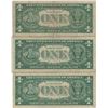Image 2 : 1957 $1 Star Note Silver Certificate Currency Lot of 3