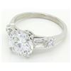 Image 4 : GIA Cert 2.64ctw Diamond Ring - Platinum