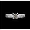 Image 2 : 1.36ctw Diamond Ring - 18KT White Gold