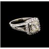 Image 1 : 2.43ct Diamond Ring - 14KT White Gold