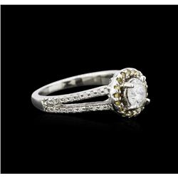 1.03ctw Diamond Ring - 14KT White Gold