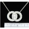 Image 8 : 3.16ctw Diamond Pendant - 14KT White Gold