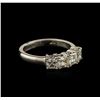 Image 2 : 1.52ctw Diamond Ring - Platinum