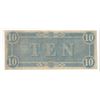Image 2 : 1864 $10 Confederate States of America Bank Note
