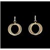 Image 1 : 14KT Tri-Color Gold 0.90ctw Diamond Earrings