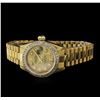 Image 2 : Rolex 18KT Gold President Diamond DateJust Ladies Watch