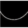 Image 2 : 14KT White Gold 19.68ctw Diamond Necklace