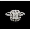 Image 2 : 1.52ctw Diamond Ring - 14KT White Gold