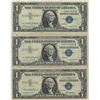Image 1 : 1957 $1 Star Note Silver Certificate Currency Lot of 5