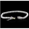 Image 3 : 14KT White Gold 6.25ctw Diamond Tennis Bracelet