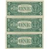 Image 2 : 1957 $1 Silver Certificate Currency Lot of 3