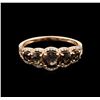 Image 2 : 1.11ctw Smokey Topaz and Diamond Ring - 14KT Rose Gold