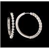 Image 2 : 2.02ctw Diamond Earrings - 18KT White Gold
