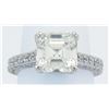 Image 3 : GIA Cert 3.24ctw Diamond Ring - Platinum
