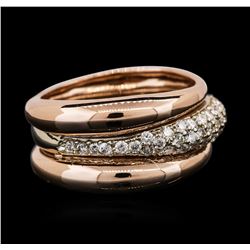 14KT Two-Tone Gold 0.55ctw Diamond Ring