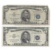 Image 1 : 1953 $5 Silver Certificate Currency Lot of 2