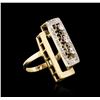 Image 1 : 14KT Yellow Gold 1.04ctw Diamond Ring