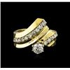 Image 2 : 1.03ctw Diamond Ring - 14KT Yellow Gold