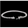 Image 3 : 1.65ctw Diamond Tennis Bracelet - 14KT White Gold