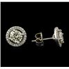 Image 2 : 2.09ctw Diamond Earrings - 14KT White Gold