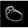 Image 3 : 3.56ctw Black Diamond Ring - 14KT White Gold