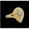 Image 1 : 2.09ctw Diamond Ring - 14KT Yellow Gold