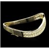 Image 2 : 6.00ctw Diamond Bangle Bracelet - 14KT Yellow Gold