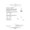 Image 3 : 1.21ctw Diamond Pendant With Chain - 14KT White Gold