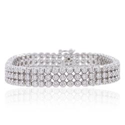 14KT White Gold 7.65ctw Diamond Bracelet