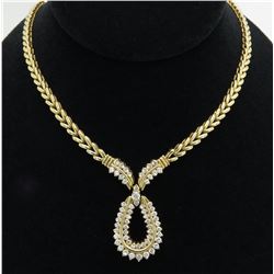 2.95ctw Diamond Necklace - 14KT Yellow Gold