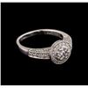 Image 1 : 0.75ctw Diamond Ring - 14KT White Gold