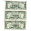 Image 2 : 1963 $5 Red Seal Bill Lot of 3