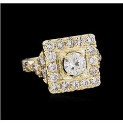 2.83ctw Diamond Ring - 14KT Yellow Gold