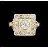 Image 2 : 2.83ctw Diamond Ring - 14KT Yellow Gold