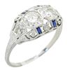Image 2 : 0.96ctw Vintage Diamond Ring - 20KT White Gold
