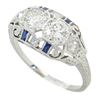 Image 3 : 0.96ctw Vintage Diamond Ring - 20KT White Gold
