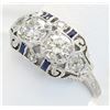 Image 5 : 0.96ctw Vintage Diamond Ring - 20KT White Gold
