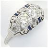 Image 7 : 0.96ctw Vintage Diamond Ring - 20KT White Gold