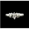 Image 2 : 0.50ctw Diamond Ring - Platinum