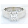 Image 3 : GIA Cert 1.29ct Diamond Solitaire Ring - 14KT White Gold