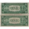 Image 2 : 1935 $1 Star Note Silver Certificate Currency Lot of 2