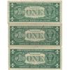 Image 2 : 1957 $1 Star Note Silver Certificate Currency Lot of 5