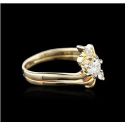 14KT Yellow Gold 0.44ctw Diamond Ring